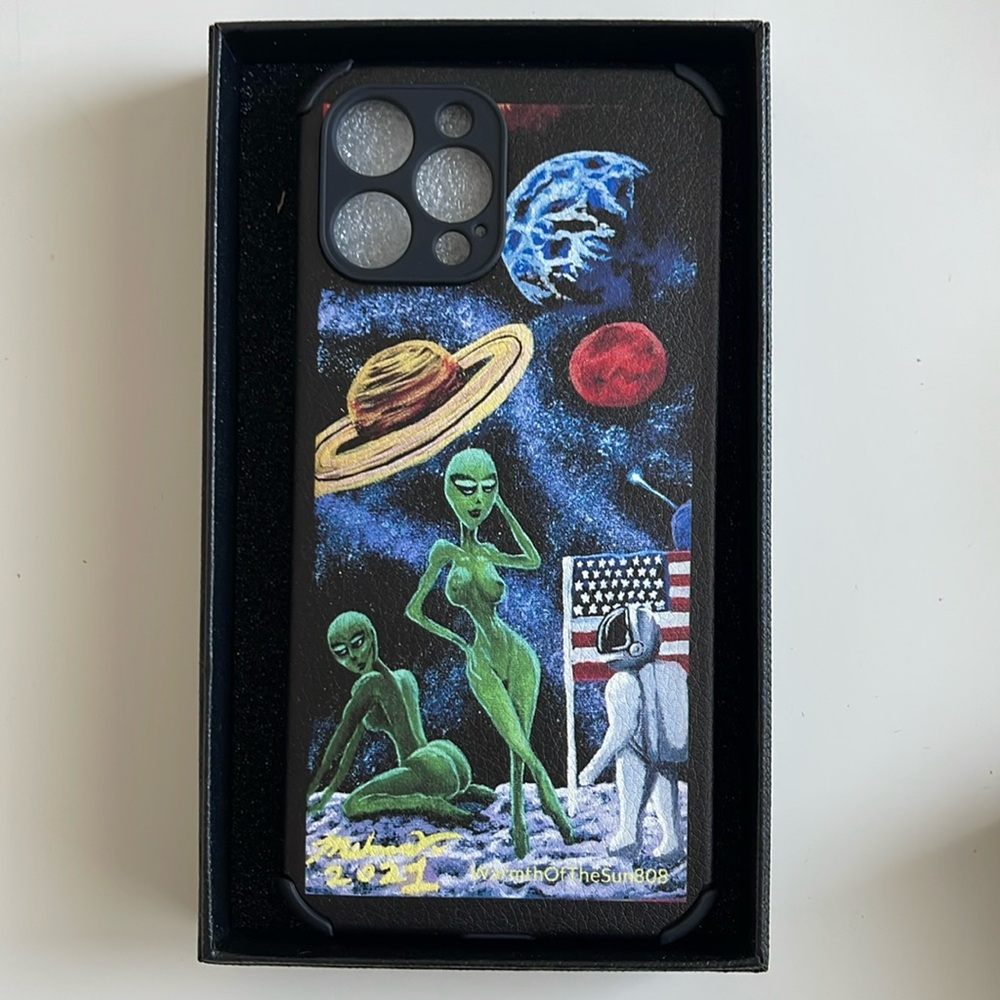 Limited edition Goddess Aliens iPhone case